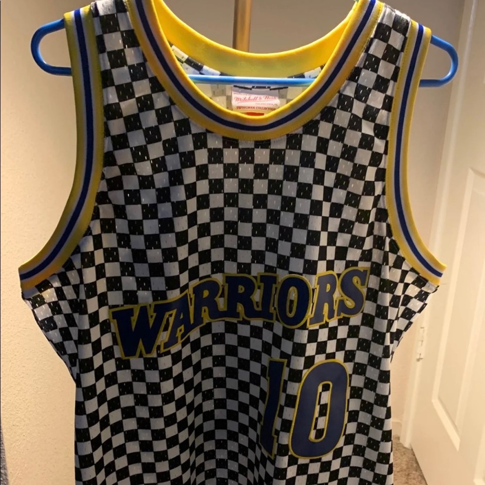 Tim Hardaway Hardwood Classics Warriors Jersey